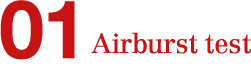 01 Airburst test